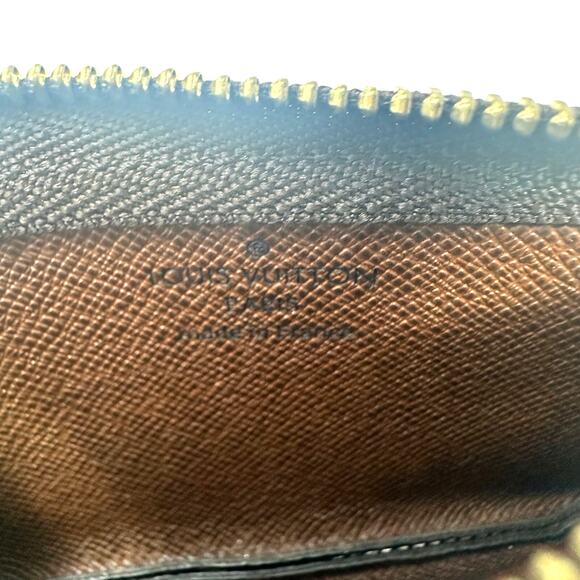 Louis Vuitton LV Monogram Key Coin Cles Zip Pouch Keychain - Picture 11 of 11